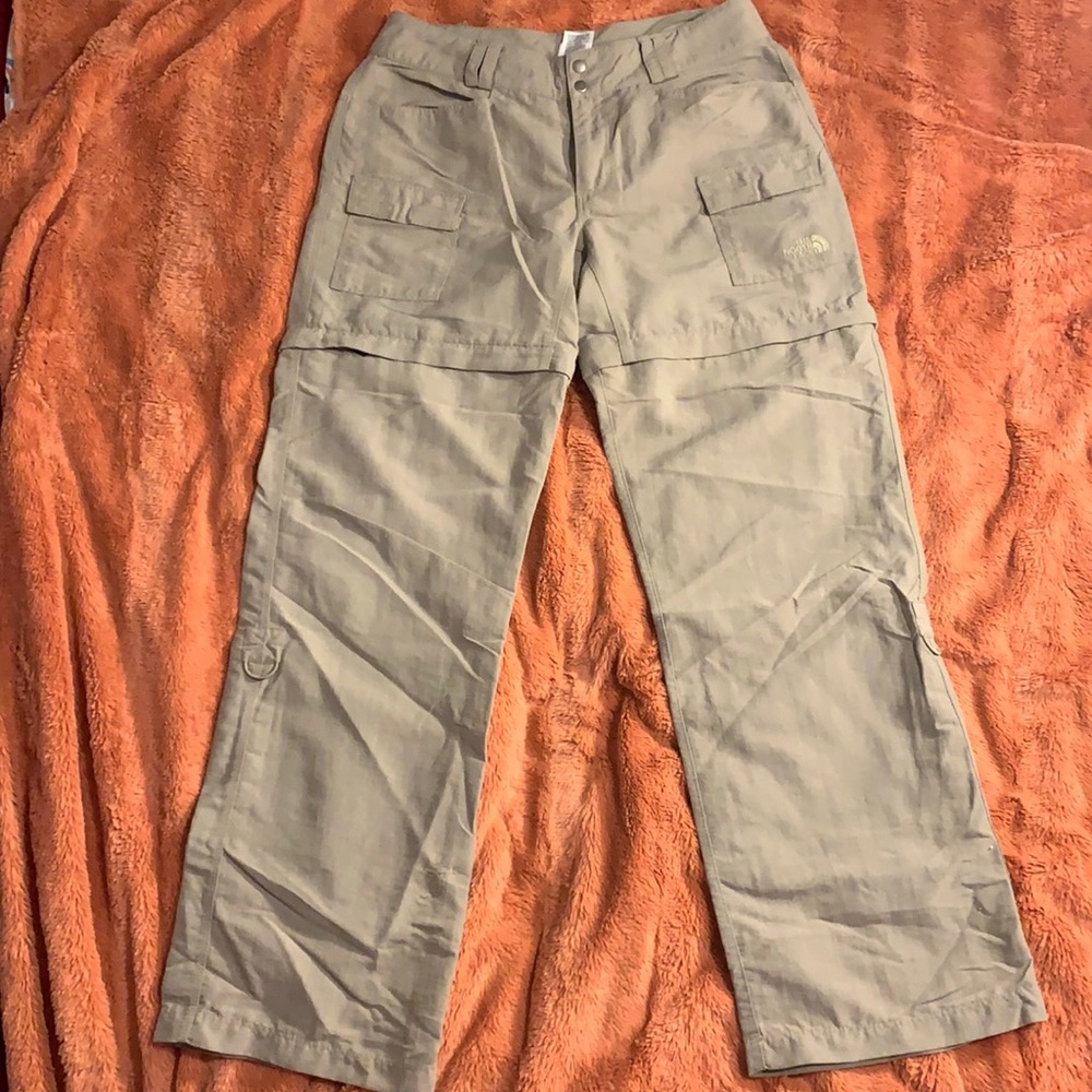 The North Face Convertible Pants SZ 6 Regular pants/shorts Tan color
